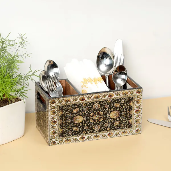 Brown_Wooden_Enamel_Coated_Multiutility_Wooden_Holders_With_3_Sections_,_Spoon_Stand_Chammach_Holder_,_Pen_Stand_(_(20X10)Cm_)