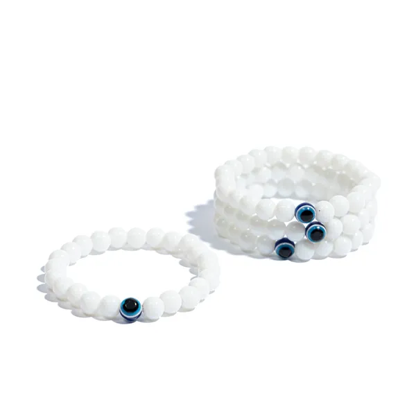 Pack_of_4_White_Beaded_Handmade_Evil_Eye_Nazariya_Bracelet_For_Men_and_Women_|_Beaded_Stretch_Bracelet_with_Evil_Eye_Bead_|__Stackable_Daily_Wear_Protection_Bracelet