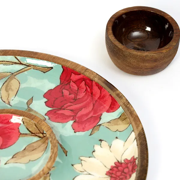Red_&_Blue_Wooden_Enamel_Coated_Round_Serving_Platter_With_Bowl_In_Mangowood_,_Snacks_Platter_For_Home_&_Dining_Table_,_Chip_N_Dip_Platter_,_Serving_Tray_(_(25X25||3X3)Cm_)_(Set_Of_2)
