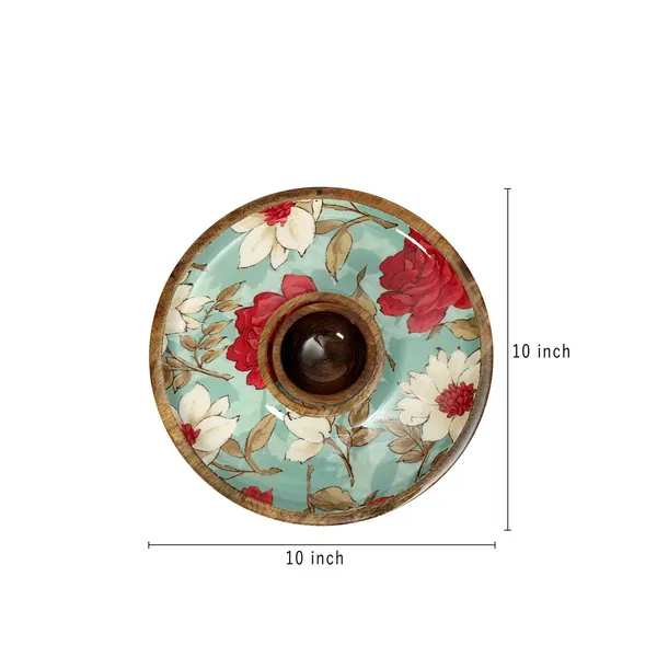 Red_&_Blue_Wooden_Enamel_Coated_Round_Serving_Platter_With_Bowl_In_Mangowood_,_Snacks_Platter_For_Home_&_Dining_Table_,_Chip_N_Dip_Platter_,_Serving_Tray_(_(25X25||3X3)Cm_)_(Set_Of_2)