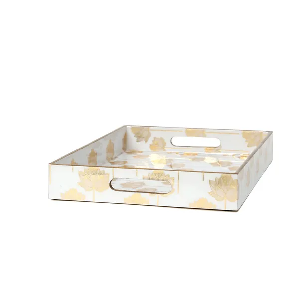 Silver_&_Gold_Wooden_Waterproof_Wooden_Enamel_Coated_Rectangular_Serving_Tray_With_Handles_For_Home_&_Dining_Table_,_Multipurpose_Tray_,_Serving_Tray_(_(38X28X5)Cm_)