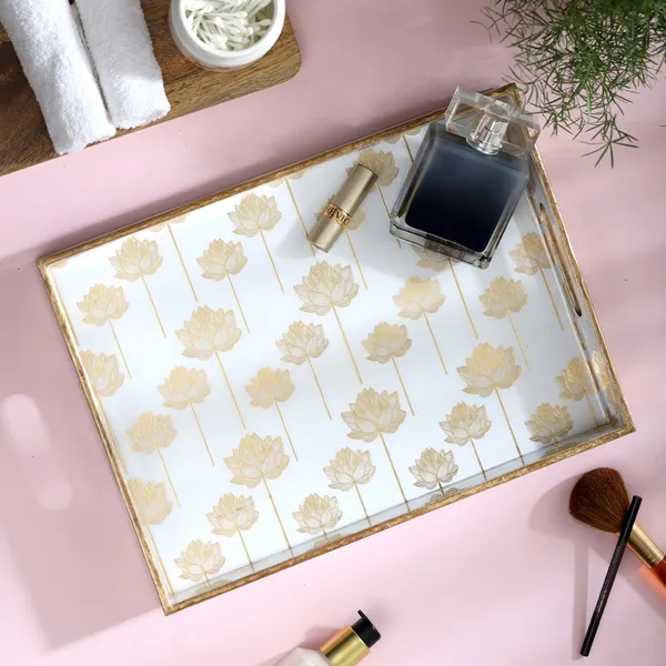 Silver_&_Gold_Wooden_Waterproof_Wooden_Enamel_Coated_Rectangular_Serving_Tray_With_Handles_For_Home_&_Dining_Table_,_Multipurpose_Tray_,_Serving_Tray_(_(38X28X5)Cm_)