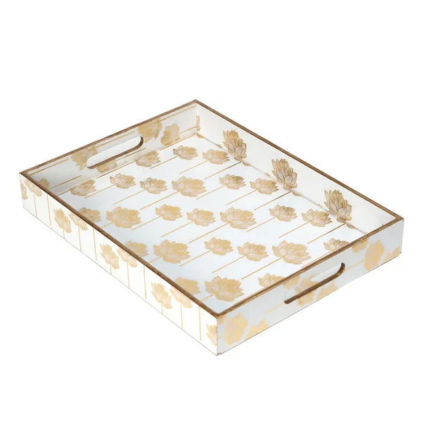 Silver_&_Gold_Wooden_Waterproof_Wooden_Enamel_Coated_Rectangular_Serving_Tray_With_Handles_For_Home_&_Dining_Table_,_Multipurpose_Tray_,_Serving_Tray_(_(38X28X5)Cm_)