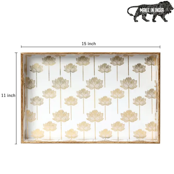 Silver_&_Gold_Wooden_Waterproof_Wooden_Enamel_Coated_Rectangular_Serving_Tray_With_Handles_For_Home_&_Dining_Table_,_Multipurpose_Tray_,_Serving_Tray_(_(38X28X5)Cm_)