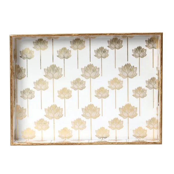 Silver_&_Gold_Wooden_Waterproof_Wooden_Enamel_Coated_Rectangular_Serving_Tray_With_Handles_For_Home_&_Dining_Table_,_Multipurpose_Tray_,_Serving_Tray_(_(38X28X5)Cm_)