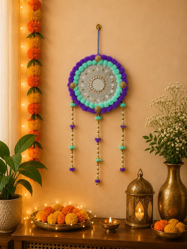 Handmade_Round_Wall_Hanging_|_Festive_Wall_Decorative_Pompom_Toran_Hanging_for_Home_D?coration_|_Diwali_Gifting_Festival_Pooja_Decoration