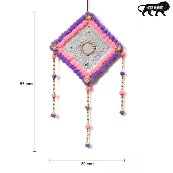 Handmade_Square_Wall_Hanging_|_Festive_Wall_Decorative_Pompom_Toran_Hanging_for_Home_D?coration_|_Diwali_Gifting_Festival_Pooja_Decoration