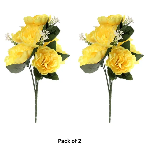 Artificial_Yellow_Rose_Bunch_Beautiful_Decorative_Flower_Set_For_Home_Interior_Decoration_Living_Room,_Bedroom,_Table_Centerpiece_Wedding_Party_Decoration_Display_Pack_of_2__(Vase_Not_Included)