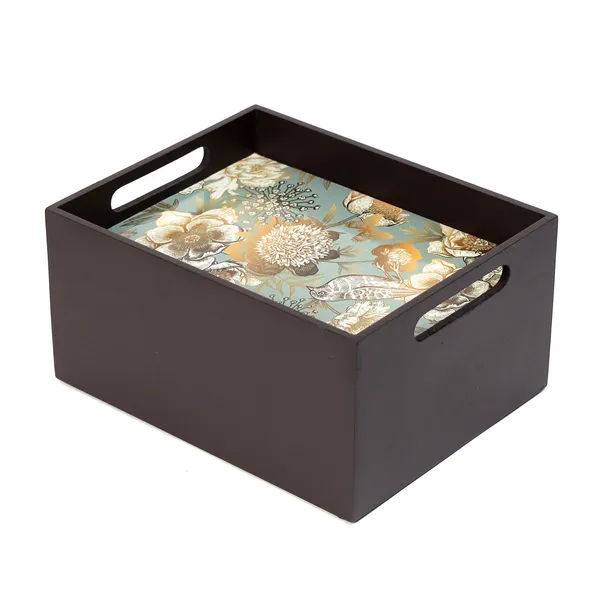 Grey_Wooden_Wooden_Multi_Serving_Tray_With_3_Drawers_For_Home_,_Multi_Storage_Organizer_Tray_,_Dining_Tray_,_Drawer_Tray_(_(26X22X14)Cm_)