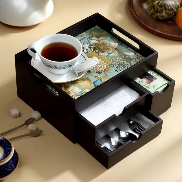 Grey_Wooden_Wooden_Multi_Serving_Tray_With_3_Drawers_For_Home_,_Multi_Storage_Organizer_Tray_,_Dining_Tray_,_Drawer_Tray_(_(26X22X14)Cm_)
