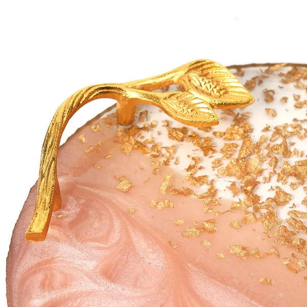 Pink_Resin_Round_Serving_Platter_In_Resin_,_Snacks_And_Cheese_Platter_For_Home_&_Dining_Table_,_Multipurpose_Tray_With_Handles_(_(31X31)Cm_)