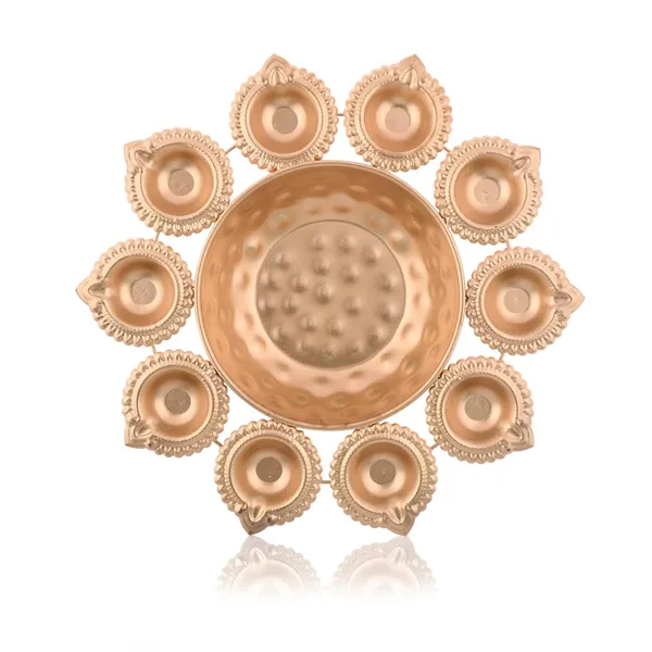 Metal_Golden_Urli_Diya_Bowl_10_Inch_for_Diwali_&_Festive_Decoration_|_Pooja_Room,_Living_Room,_Home,_Office,_Balcony,_Indoor_Outdoor_Tealight_Candle_Holder_|Diwali_Gift