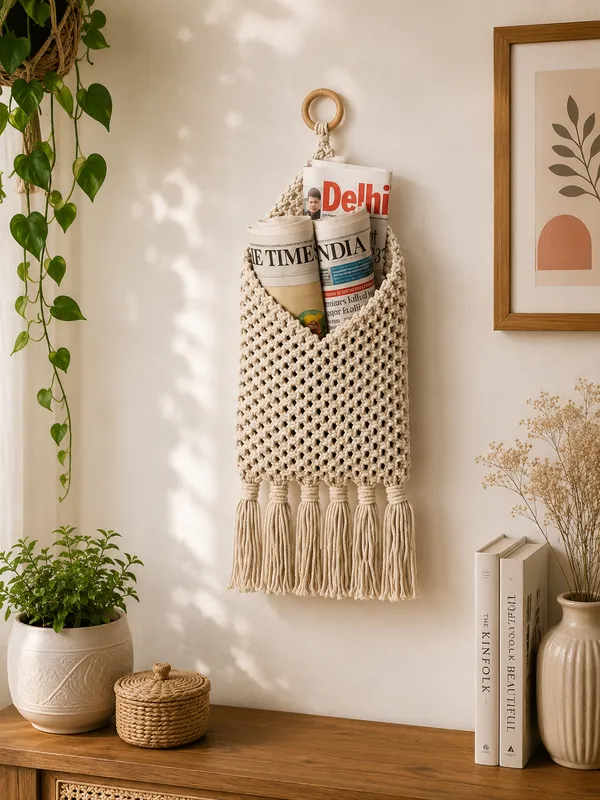 Handcrafted_White_Macrame_Magazine_&_Newspaper_Holder_Boho_Cotton_Rope_Wall_Hanging_Mail_Organizer_with_Wooden_Ring_for_Home_and_Office_D?cor