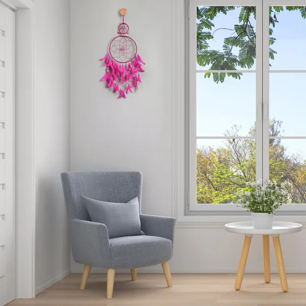 Dream_Catcher_with_Lights_Wall_Hanging_with_2_Ring_with_Pink_&_Yellow_Feathers_and_Lights_for_Home_D?cor,_Diwali_Gifting_Hanging_Decoration_(Pack_of_2)