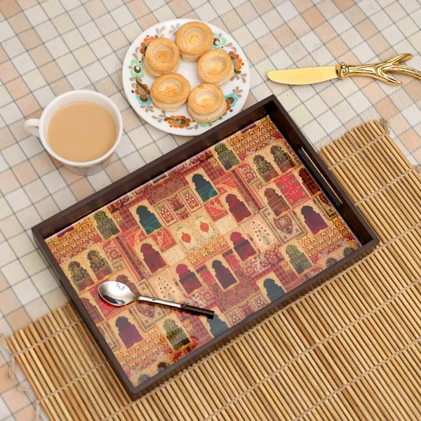 Multi_Wooden_Wooden_Enamel_Coated_Rectangular_Serving_Tray_For_Home_And_Dining_Table_,_Multipurpose_Tray_,_Serving_Tray_With_Handles_(_(36X25)Cm_)