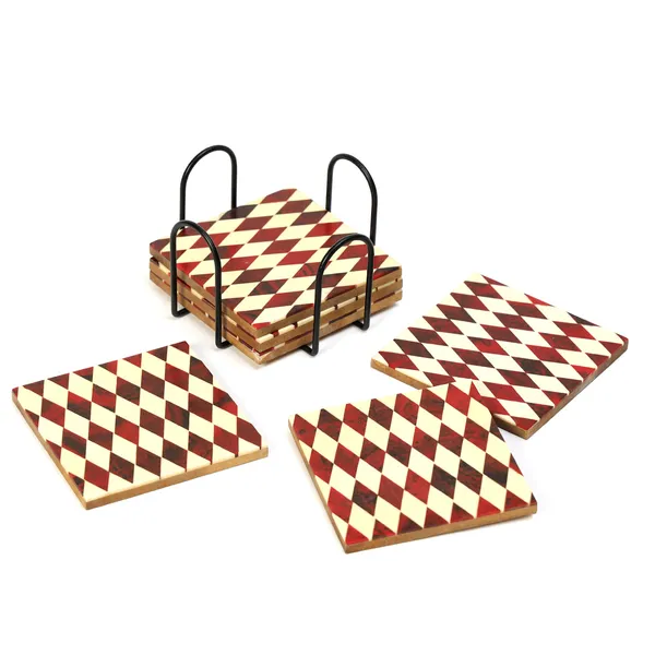 Set_of_6_Inlay_Wooden_Coasters_with_Black_Stand_for_Home_and_Dining_Table_|_Stylish_Coasters_for_Tea_Coffee_and_Bar_(10_x_10_cm)