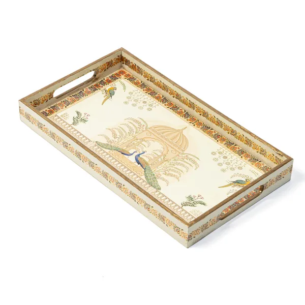 Set_of_3_Waterproof_Wooden_Enamel_Coated_Rectangular_Trays_With_Handle_,_Serving_Trays_For_Home_&_Dining_Table_,_Multipurpose_Trays
