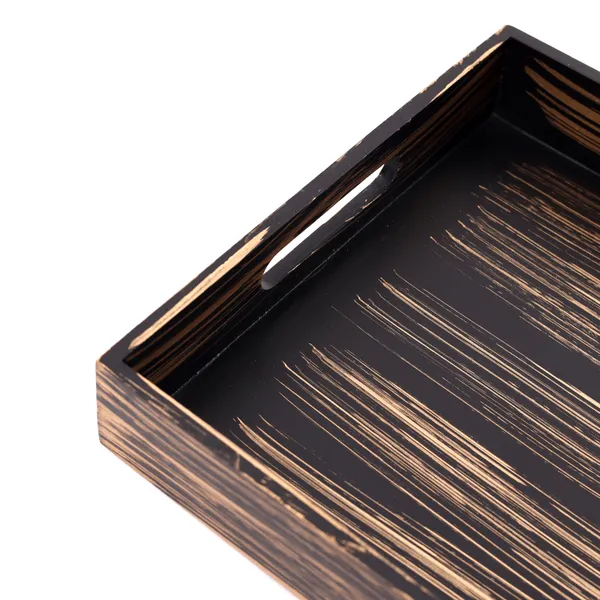 Black_&_Gold_Wooden_Wooden_Rustic_Square_Serving_Tray_Fr_Home_And_Dining_Table_,_Multipurpose_Tray_,_Serving_Tray_With_Handles_(_(25X25X5)Cm_)