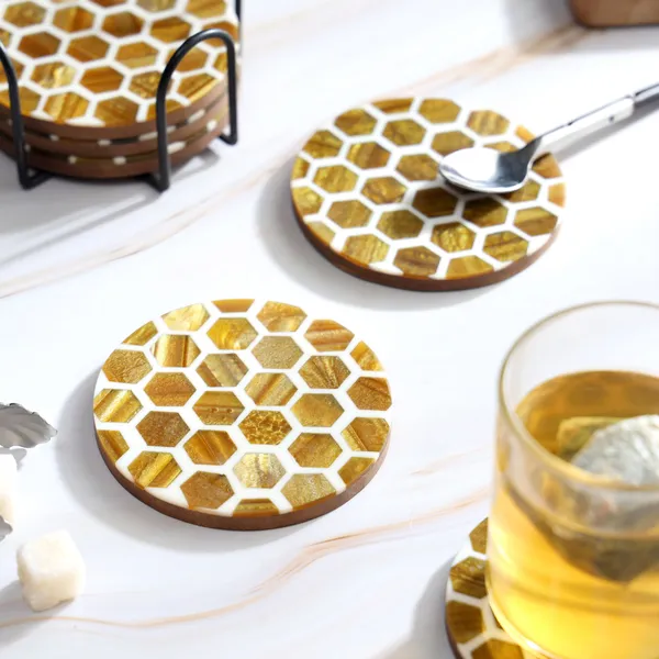 Brown_Wooden_Resin_Set_Of_6_Inlay_Work_Coasters_With_Stand_For_Home_And_Dining_Table_,_Stylish_Coasters_For_Tea_Coffee_And_Bar_(_(10X10)Cm_)