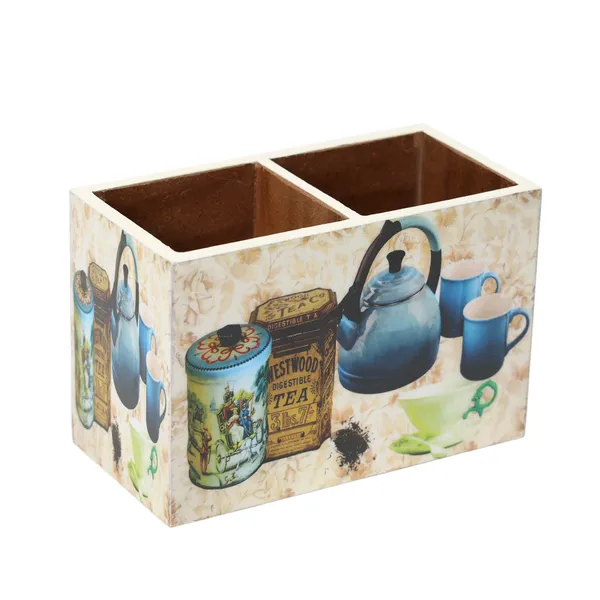 Enamel_Coated_Multiutility_Wooden_Holders_with_2_Sections_|_Spoon_Stand_Chammach_Holder|_Pen_Stand_(15xX10_cm)