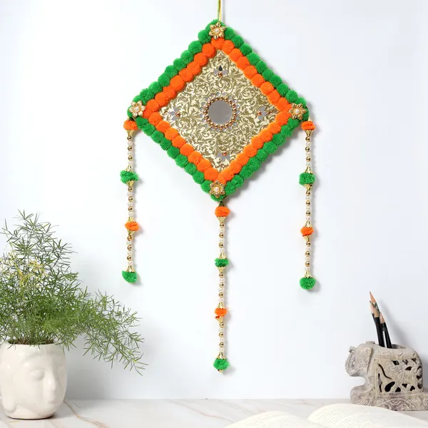 Handmade_Square_Wall_Hanging_|_Festive_Wall_Decorative_Pompom_Toran_Hanging_for_Home_D?coration_|_Diwali_Gifting_Festival_Pooja_Decoration