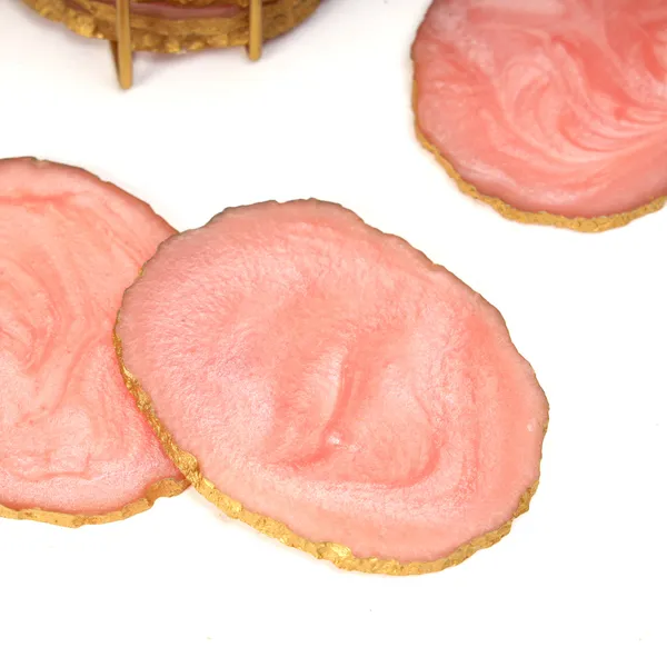 Set_Of_6_Pink_Resin_Coasters_With_Stand_For_Home_And_Dining_Table_,_Coasters_For_Tea_Coffee_And_Bar_(10X8_Cm)