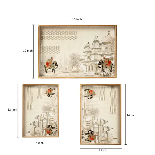 Cream_&_Gold_Wooden_Waterproof_Wooden_Enamel_Coated_Rectangular_Trays_With_Handle_,_Serving_Trays_For_Home_&_Dining_Table_,_Multipurpose_Trays_(_(41X25||36X20||30X15)Cm_)_(Set_Of_3)