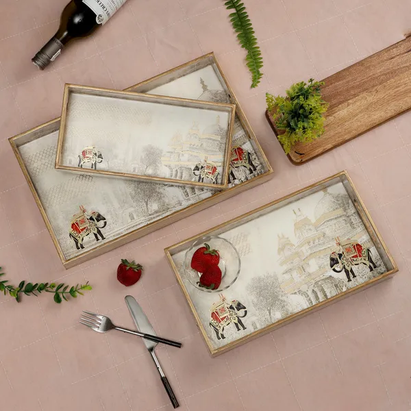 Cream_&_Gold_Wooden_Waterproof_Wooden_Enamel_Coated_Rectangular_Trays_With_Handle_,_Serving_Trays_For_Home_&_Dining_Table_,_Multipurpose_Trays_(_(41X25||36X20||30X15)Cm_)_(Set_Of_3)