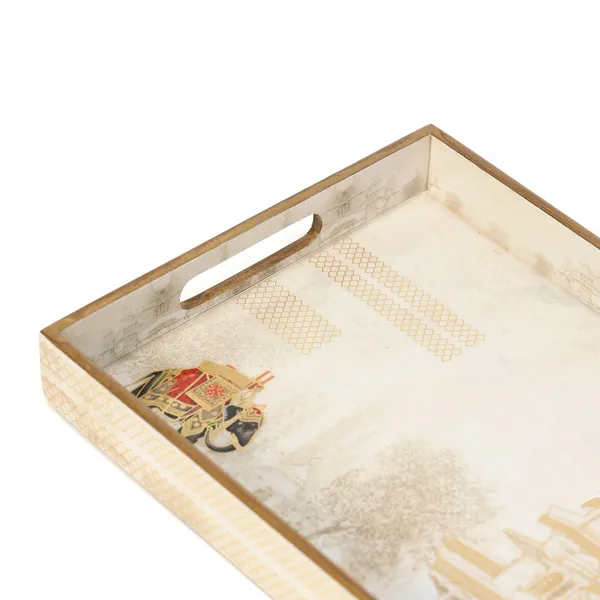 Cream_&_Gold_Wooden_Waterproof_Wooden_Enamel_Coated_Rectangular_Serving_Tray_With_Handles_For_Home_&_Dining_Table_,_Multipurpose_Tray_,_Serving_Tray_(_(36X23X4)Cm_)