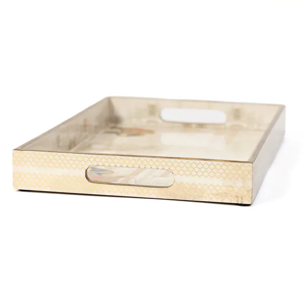 Cream_&_Gold_Wooden_Waterproof_Wooden_Enamel_Coated_Rectangular_Serving_Tray_With_Handles_For_Home_&_Dining_Table_,_Multipurpose_Tray_,_Serving_Tray_(_(36X23X4)Cm_)