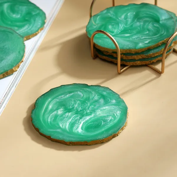 Green_Resin_Set_Of_6_Resin_Coasters_With_Stand_For_Home_And_Dining_Table_,_Stylish_Coasters_For_Tea_Coffee_And_Bar_(_(10X8)Cm_)