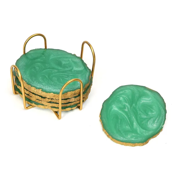 Green_Resin_Set_Of_6_Resin_Coasters_With_Stand_For_Home_And_Dining_Table_,_Stylish_Coasters_For_Tea_Coffee_And_Bar_(_(10X8)Cm_)