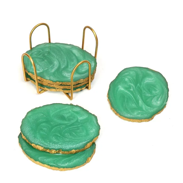 Green_Resin_Set_Of_6_Resin_Coasters_With_Stand_For_Home_And_Dining_Table_,_Stylish_Coasters_For_Tea_Coffee_And_Bar_(_(10X8)Cm_)