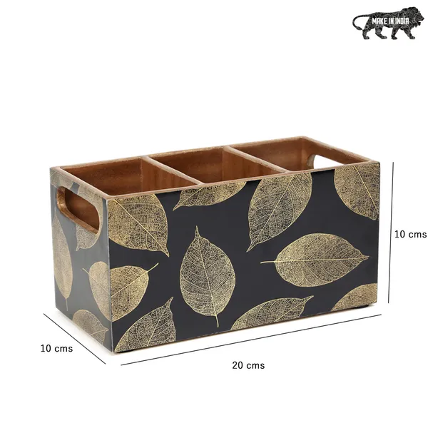 Enamel_Coated_Premium_Waterproof_Multiutility_Wooden_Holders_with_3_Sections_|_Spoon_Stand_Chammach_Holder|_Pen_Stand_(20x15x10_cm)