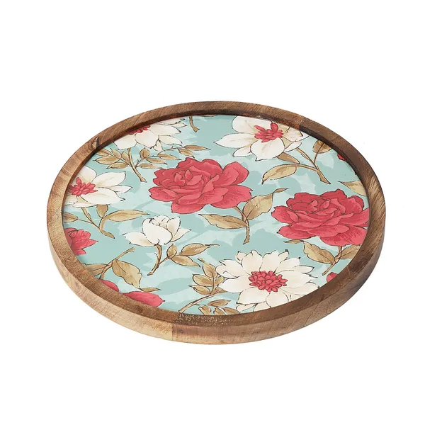 Red_&_Blue_Wooden_Enamel_Coated_Round_Serving_Platter_In_Mangowood_,_Snacks_Platter_For_Home_&_Dining_Table_,_Multipurpose_Tray_,_Serving_Tray_(_(25X25)Cm_)