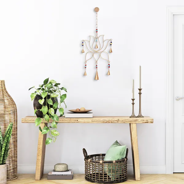 Metal_Wall_Hanging_Lotus__Trending_Windchime_with_Hanging_Bells