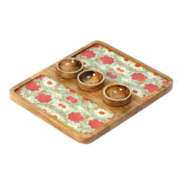 Red_&_Blue_Wooden_Enamel_Coated_Rectangle_Serving_Platter_With3_Bowls_In_Mangowood_,_Snacks_Platter_For_Home_&_Dining_Table_,_Chip_N_Dip_Platter_With_Handle_,_Serving_Tray_(_(31X25||3X3)Cm_)_(Set_Of_4)
