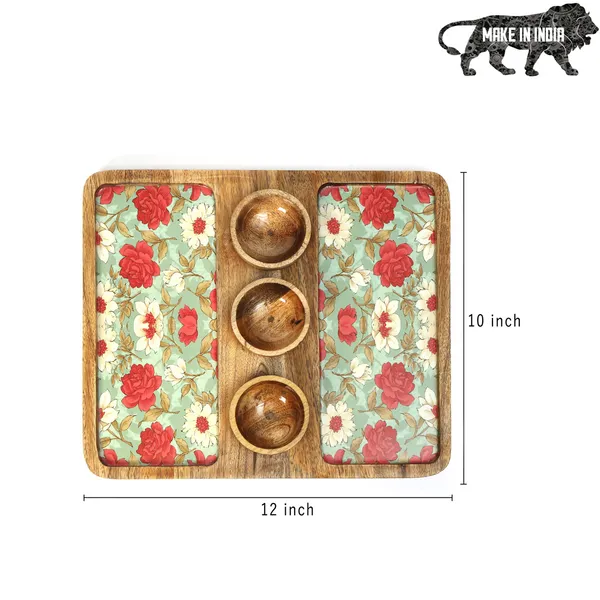 Red_&_Blue_Wooden_Enamel_Coated_Rectangle_Serving_Platter_With3_Bowls_In_Mangowood_,_Snacks_Platter_For_Home_&_Dining_Table_,_Chip_N_Dip_Platter_With_Handle_,_Serving_Tray_(_(31X25||3X3)Cm_)_(Set_Of_4)