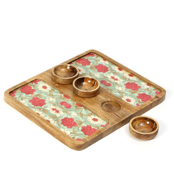 Red_&_Blue_Wooden_Enamel_Coated_Rectangle_Serving_Platter_With3_Bowls_In_Mangowood_,_Snacks_Platter_For_Home_&_Dining_Table_,_Chip_N_Dip_Platter_With_Handle_,_Serving_Tray_(_(31X25||3X3)Cm_)_(Set_Of_4)