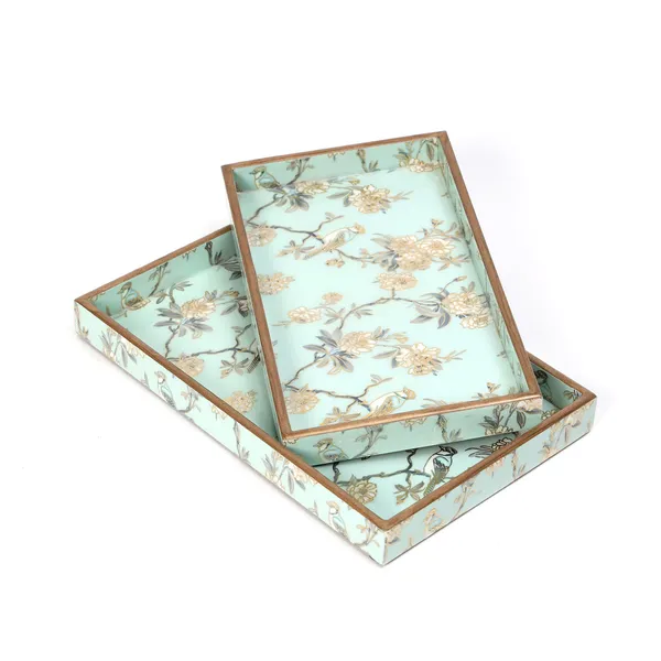 Blue_&_Gold_Wooden_Wooden_Enamel_Coated_Rectangular_Set_Of_2_Trays_,_Serving_Tray_For_Home_&_Dining_Table_,_Printed_Multipurpose_Trays_(_(28X18||25X15)Cm_)_(Set_Of_2)