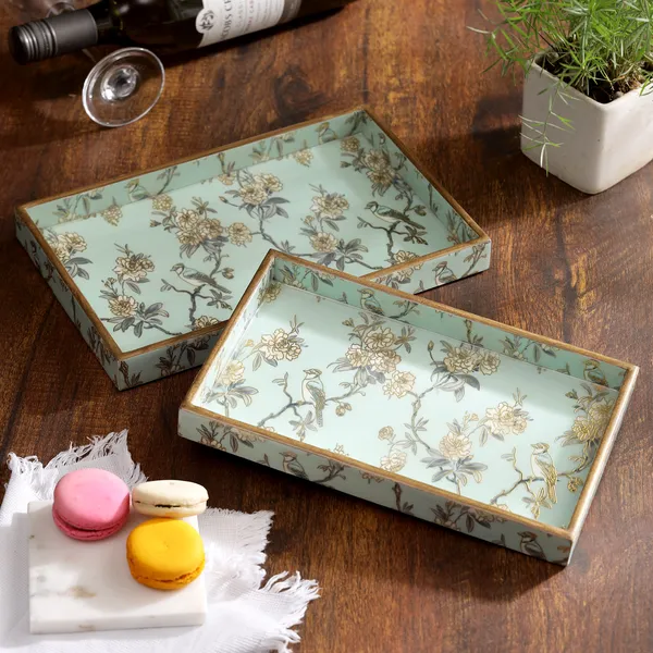 Blue_&_Gold_Wooden_Wooden_Enamel_Coated_Rectangular_Set_Of_2_Trays_,_Serving_Tray_For_Home_&_Dining_Table_,_Printed_Multipurpose_Trays_(_(28X18||25X15)Cm_)_(Set_Of_2)