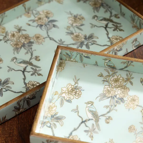 Blue_&_Gold_Wooden_Wooden_Enamel_Coated_Rectangular_Set_Of_2_Trays_,_Serving_Tray_For_Home_&_Dining_Table_,_Printed_Multipurpose_Trays_(_(28X18||25X15)Cm_)_(Set_Of_2)