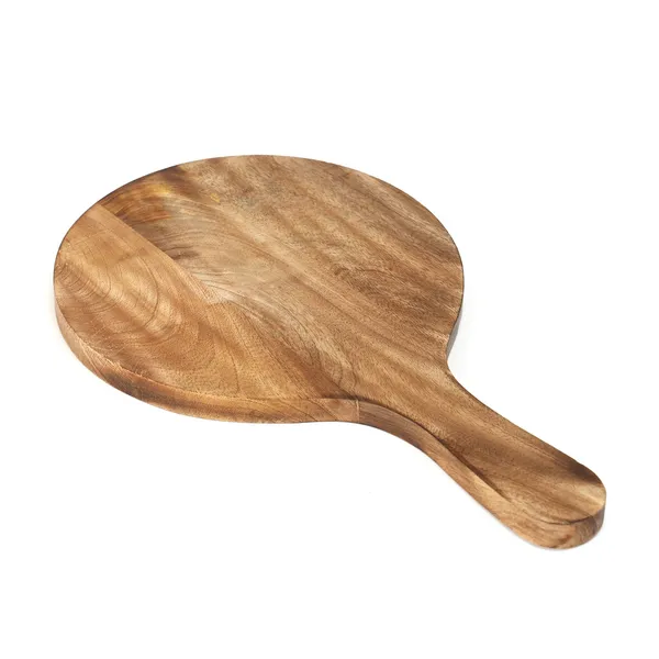 Grey_Wooden_Enamel_Coated_Round_Pizza_Serving_Platter_In_Mangowood_,_Snacks_Platter_For_Home_&_Dining_Table_,_Multipurpose_Tray_,_Serving_Tray_With_Handle_(_(25X25)Cm_)