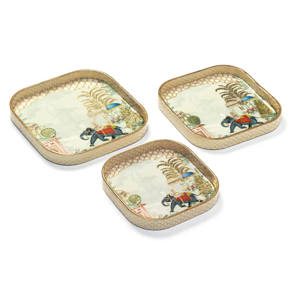 Set_of_3_Square_Curved_Wooden_Enamel_Coated_Serving_Trays_For_Home_&_Dining_Table_,_Multipurpose_Tray_Set