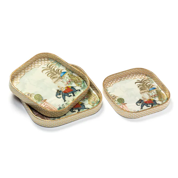 Set_of_3_Square_Curved_Wooden_Enamel_Coated_Serving_Trays_For_Home_&_Dining_Table_,_Multipurpose_Tray_Set