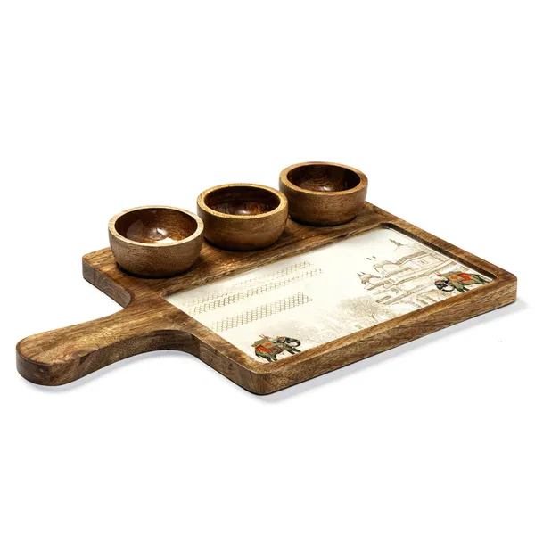 Rectangle_Serving_Platter_with_3_Bowls_In_Mangowood_,_Snacks_Platter_For_Home_&_Dining_Table_,_Chip_N_Dip_Platter_With_Handle_,_Serving_Tray