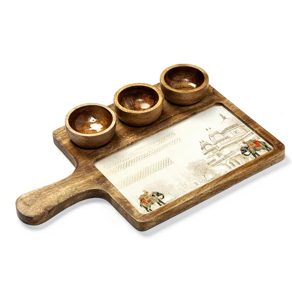 Rectangle_Serving_Platter_with_3_Bowls_In_Mangowood_,_Snacks_Platter_For_Home_&_Dining_Table_,_Chip_N_Dip_Platter_With_Handle_,_Serving_Tray