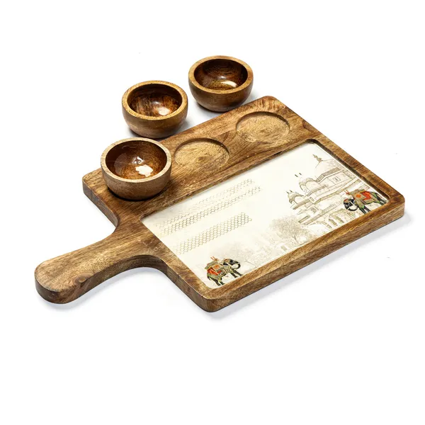 Rectangle_Serving_Platter_with_3_Bowls_In_Mangowood_,_Snacks_Platter_For_Home_&_Dining_Table_,_Chip_N_Dip_Platter_With_Handle_,_Serving_Tray