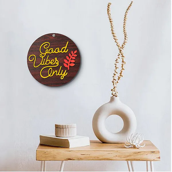 MDF_Wooden_Good_Vibes_Wall_Hanging_?_8x8_Inches_|_Feng_Shui_Wall_Art_&_Positive_Vibes_Decor_for_Home,_Office,_Diwali_Decoration_&_Gifts