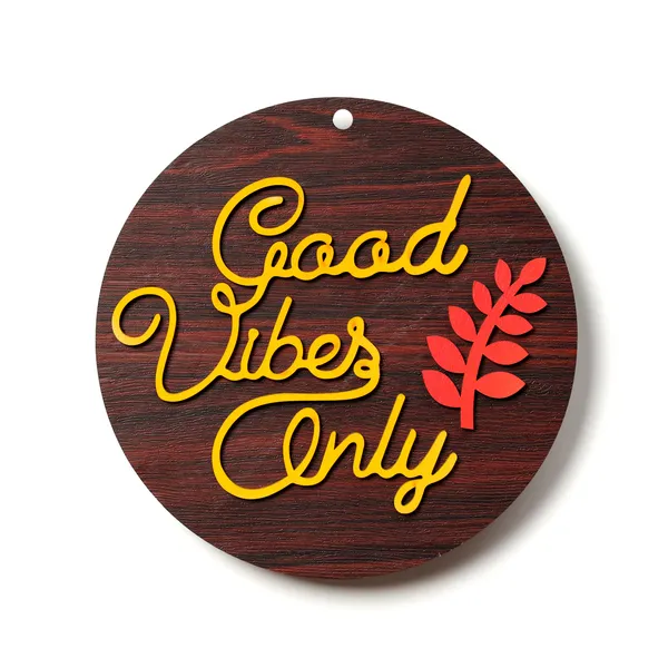 MDF_Wooden_Good_Vibes_Wall_Hanging_?_8x8_Inches_|_Feng_Shui_Wall_Art_&_Positive_Vibes_Decor_for_Home,_Office,_Diwali_Decoration_&_Gifts